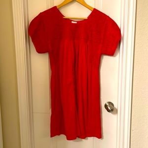 J.Marie Mexican embroidered dress